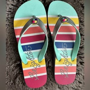 Super cute NEW size 7 BRIGHTON CABANA Flip Flops Sandals.